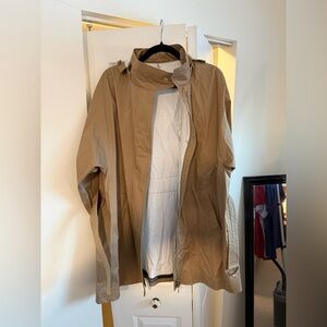 Moncler Women’s Belted Tan Raincoat